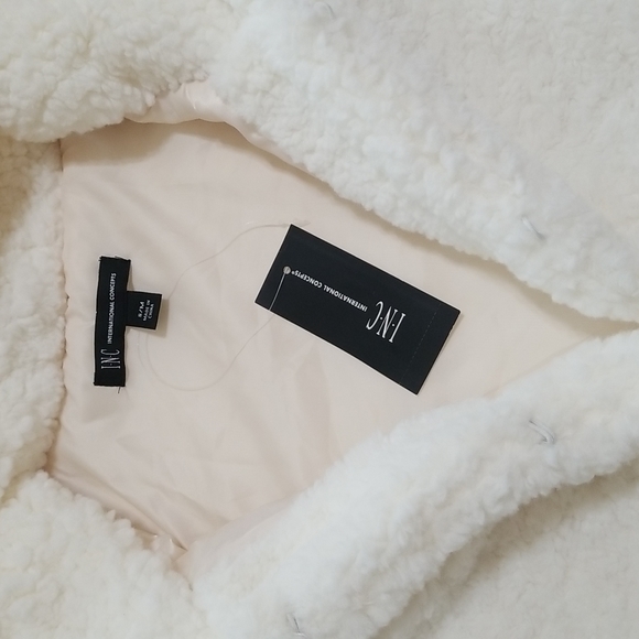 INC International Concepts Faux-Fur Hooded Vest - Picture 11 of 11